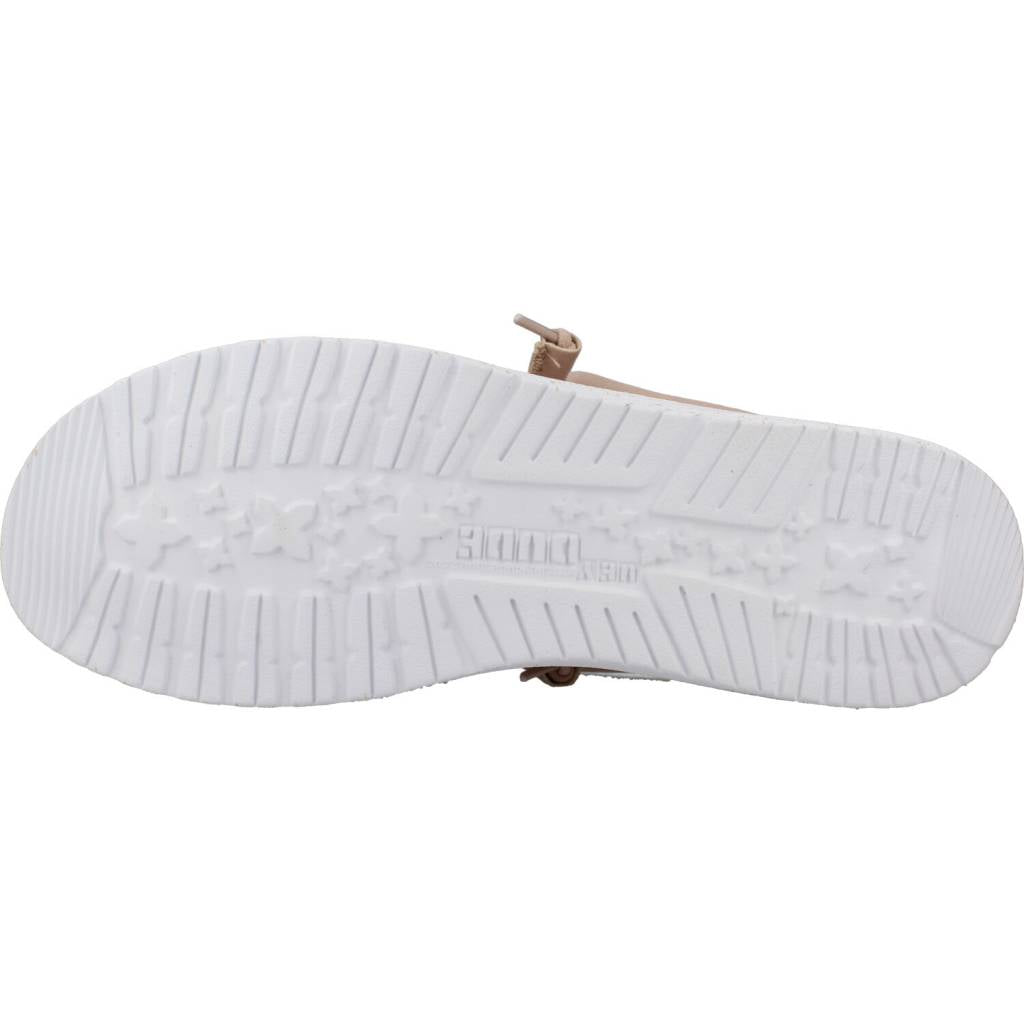 HEY DUDE WALLY SLUB CANVAS en color NUDE (6)