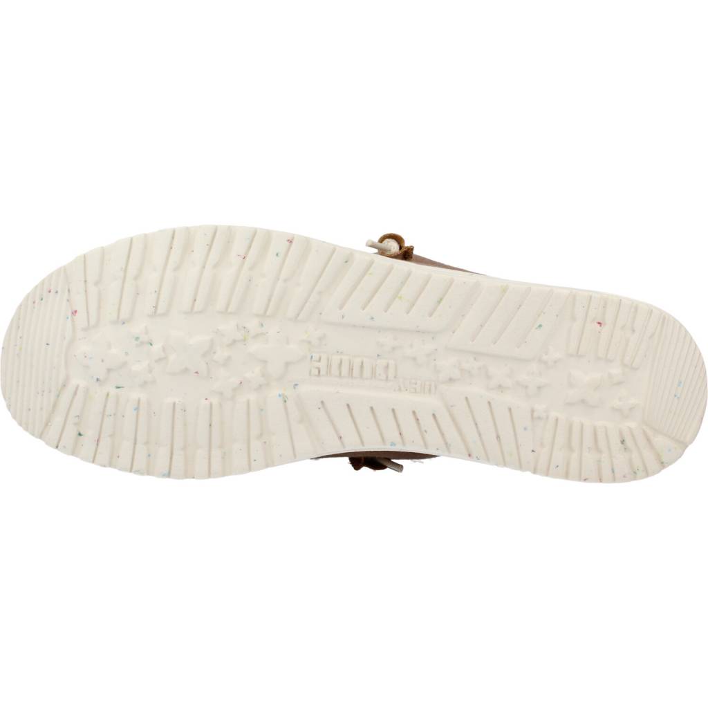 HEY DUDE WALLY LINEN NATURAL en color MARRON (6)