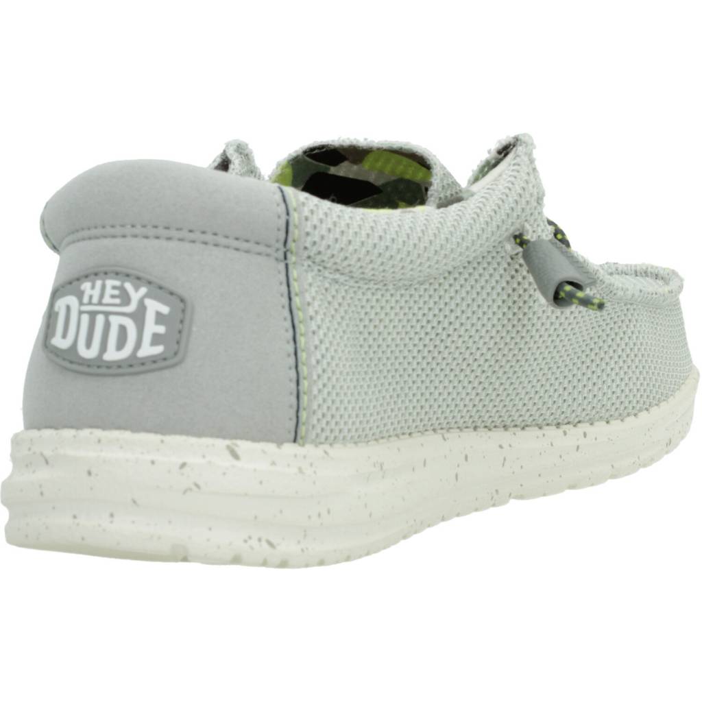 HEY DUDE WALLY SOX TRIPLE NEEDLE en color GRIS (3)