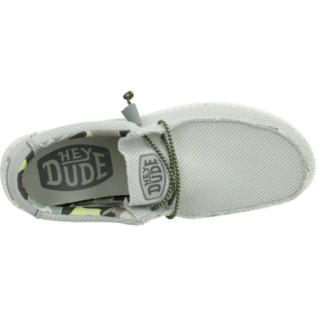 HEY DUDE WALLY SOX TRIPLE NEEDLE en color GRIS (7)