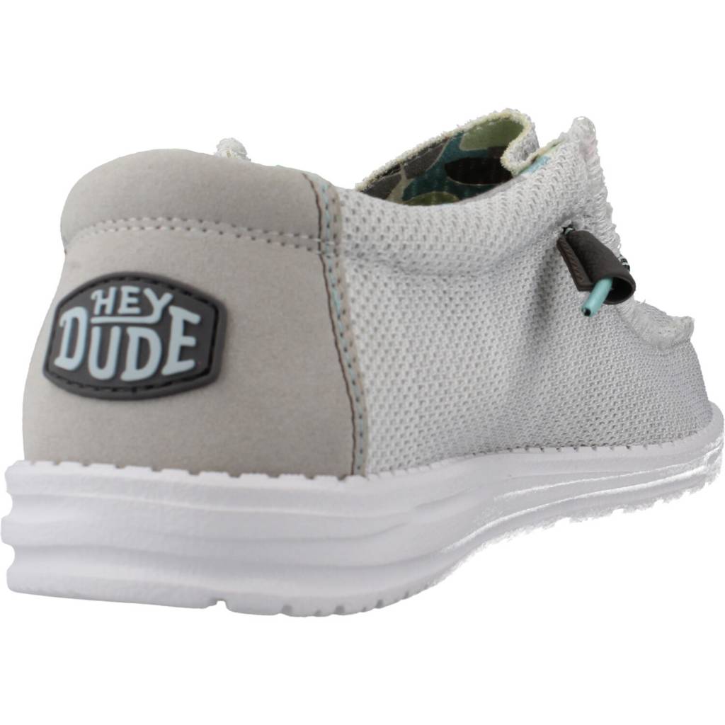 HEY DUDE WALLY SOX TRIPLE NEEDLE en color BLANCO (3)