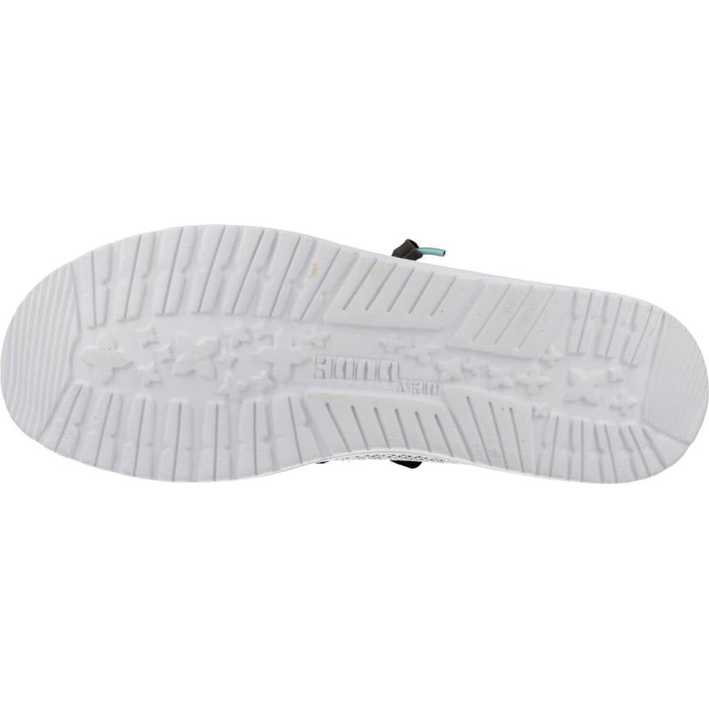 HEY DUDE WALLY SOX TRIPLE NEEDLE en color BLANCO (6)