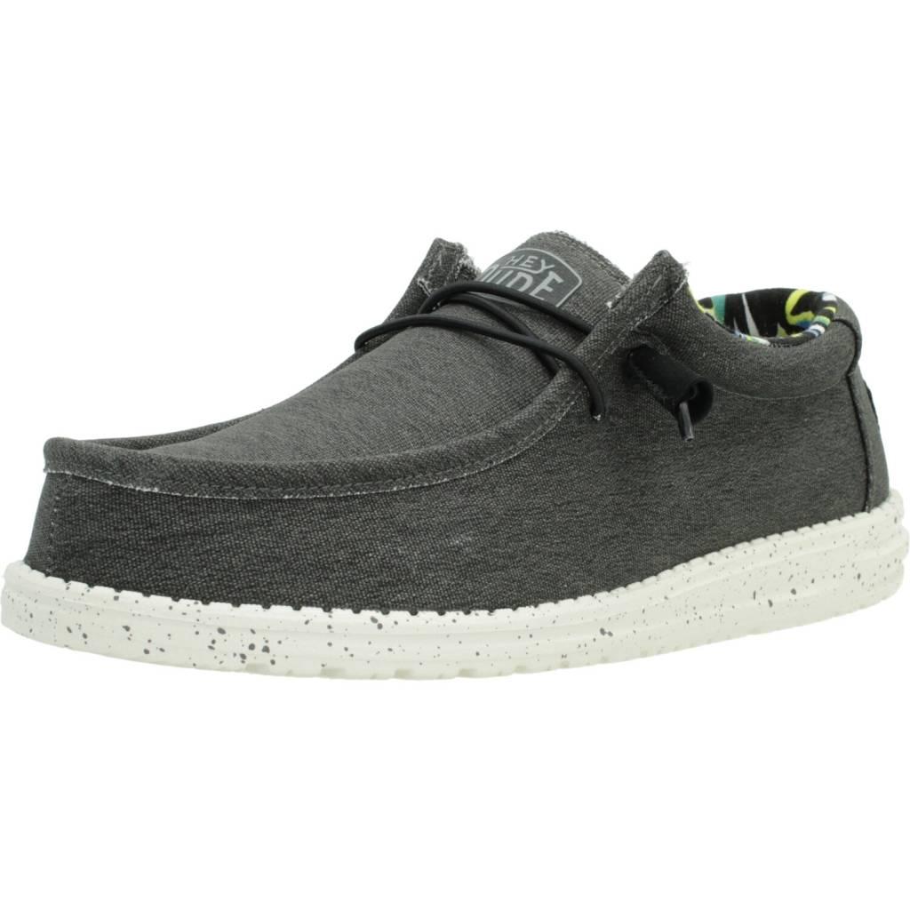 HEY DUDE WALLY STRETCH CANVAS en color NEGRO (1)