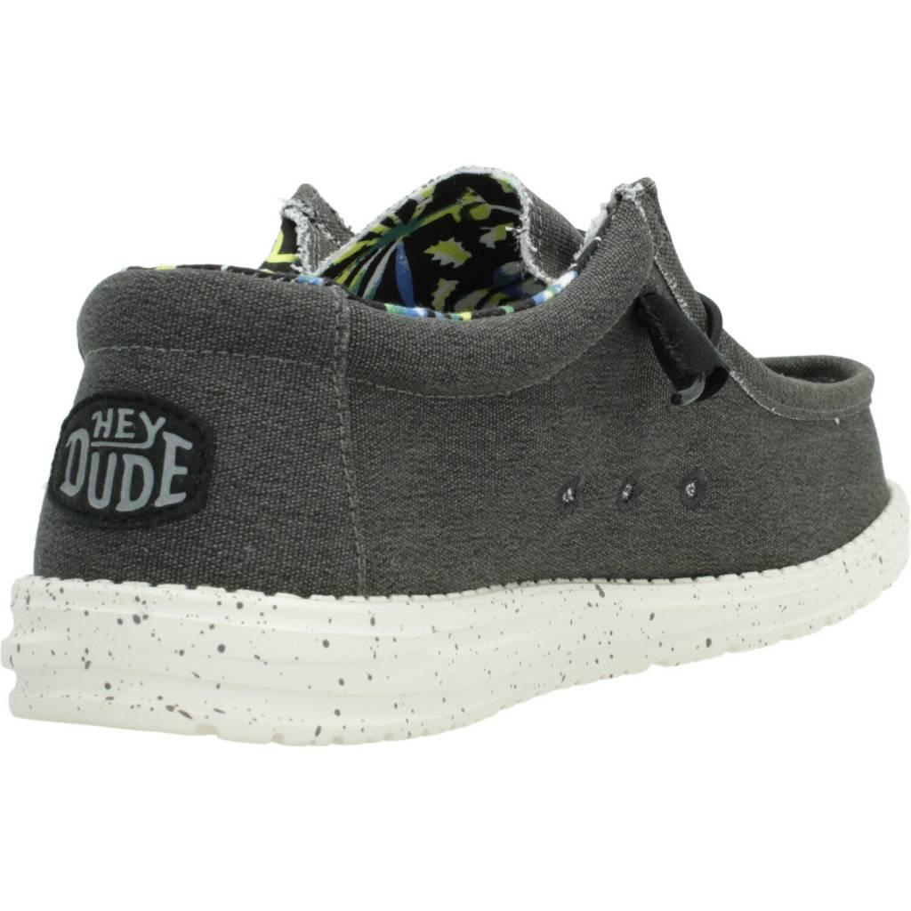 HEY DUDE WALLY STRETCH CANVAS en color NEGRO (3)