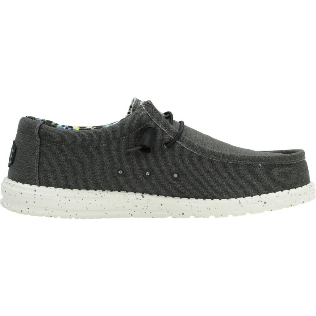 HEY DUDE WALLY STRETCH CANVAS en color NEGRO (4)