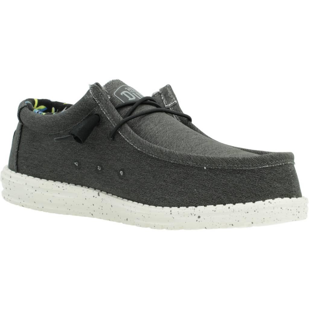 HEY DUDE WALLY STRETCH CANVAS en color NEGRO (5)