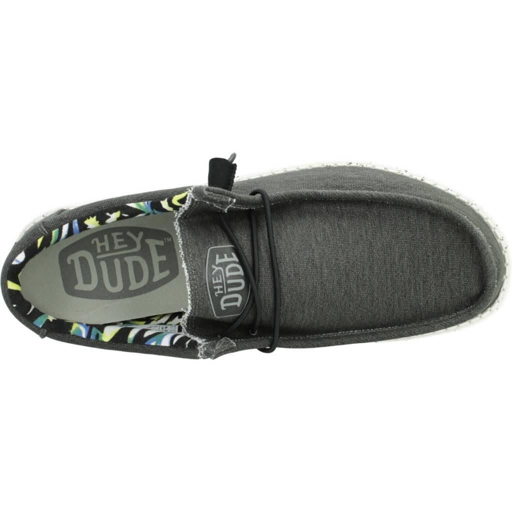 HEY DUDE WALLY STRETCH CANVAS en color NEGRO (7)