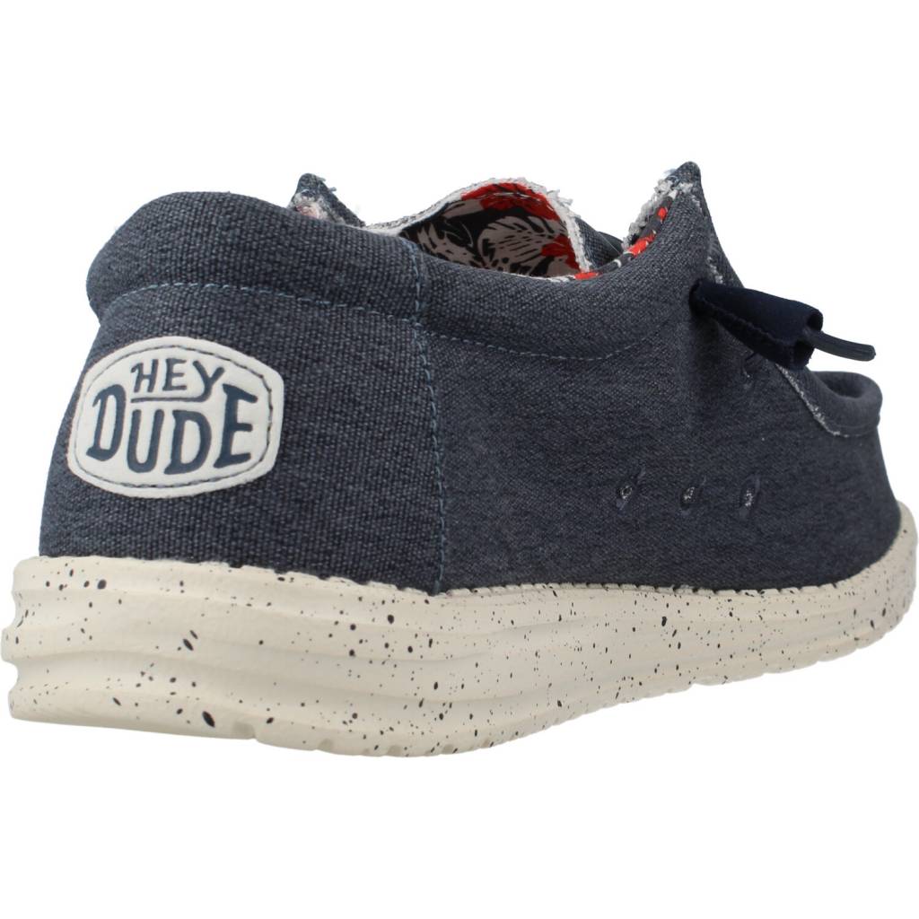HEY DUDE WALLY STRETCH CANVAS en color AZUL (3)