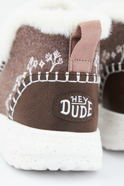 HEY DUDE DENNY FAUX SHEARLING en color MARRON (4)