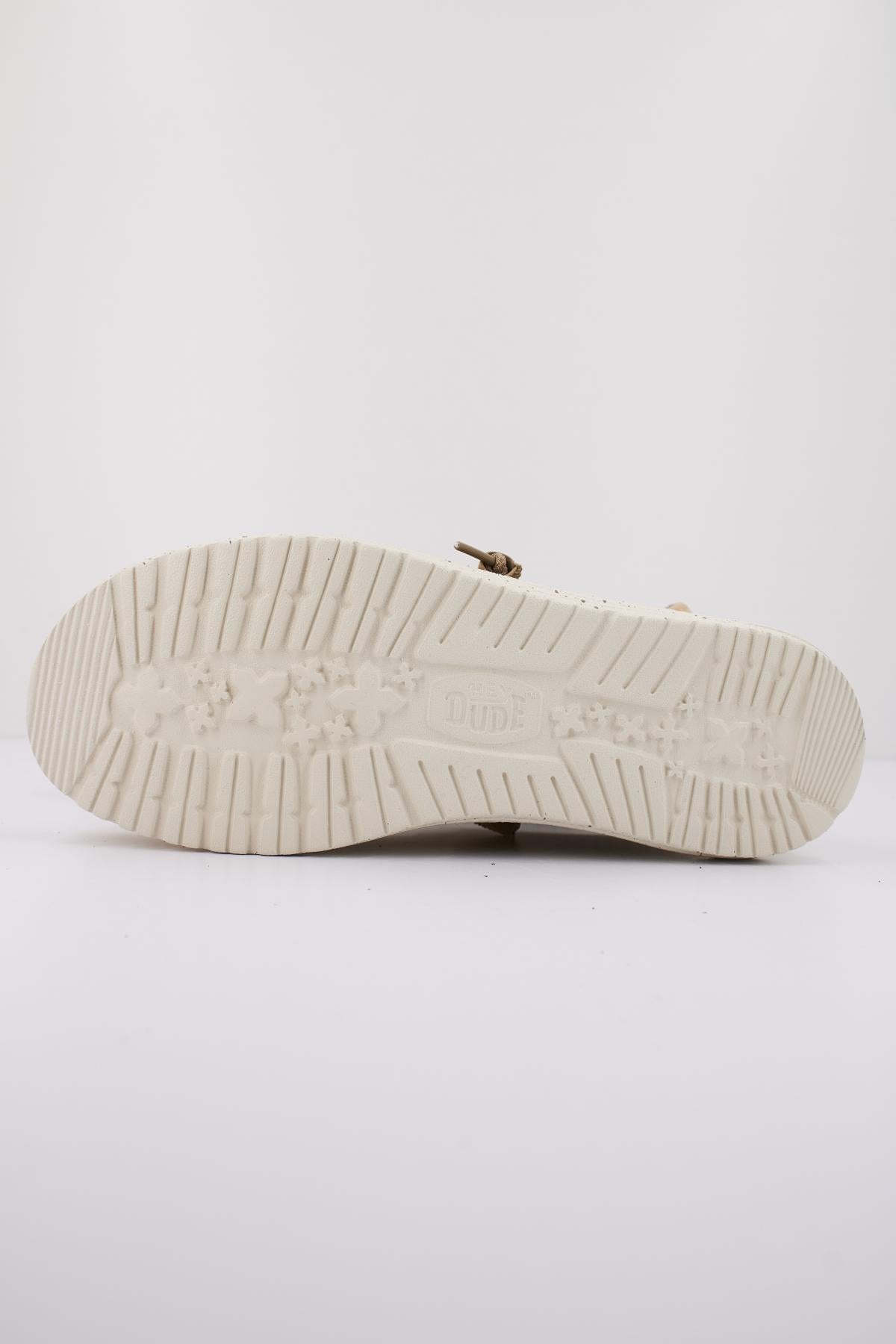 HEY DUDE WALLY SPORT MESH en color MARRON (4)