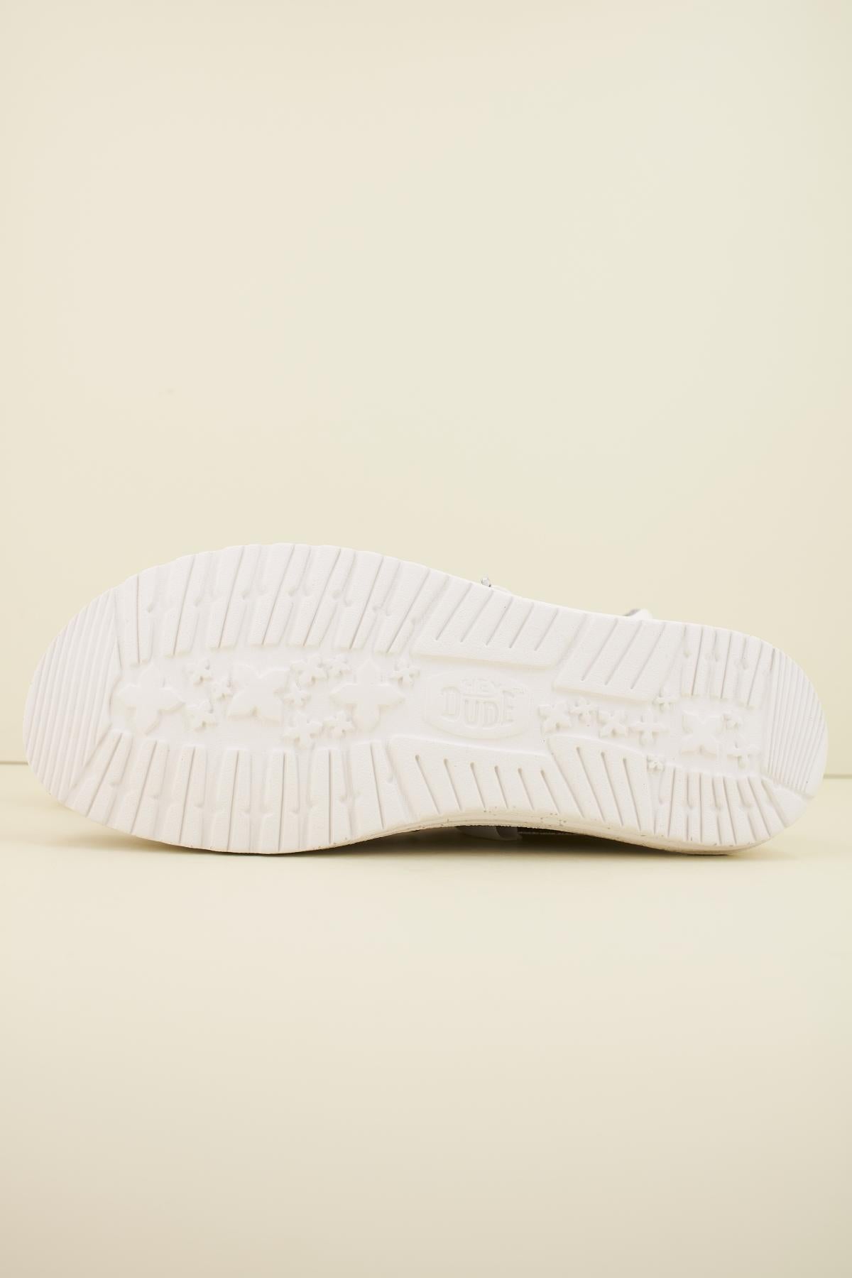 HEY DUDE WALLY SPORT MESH en color BLANCO (4)