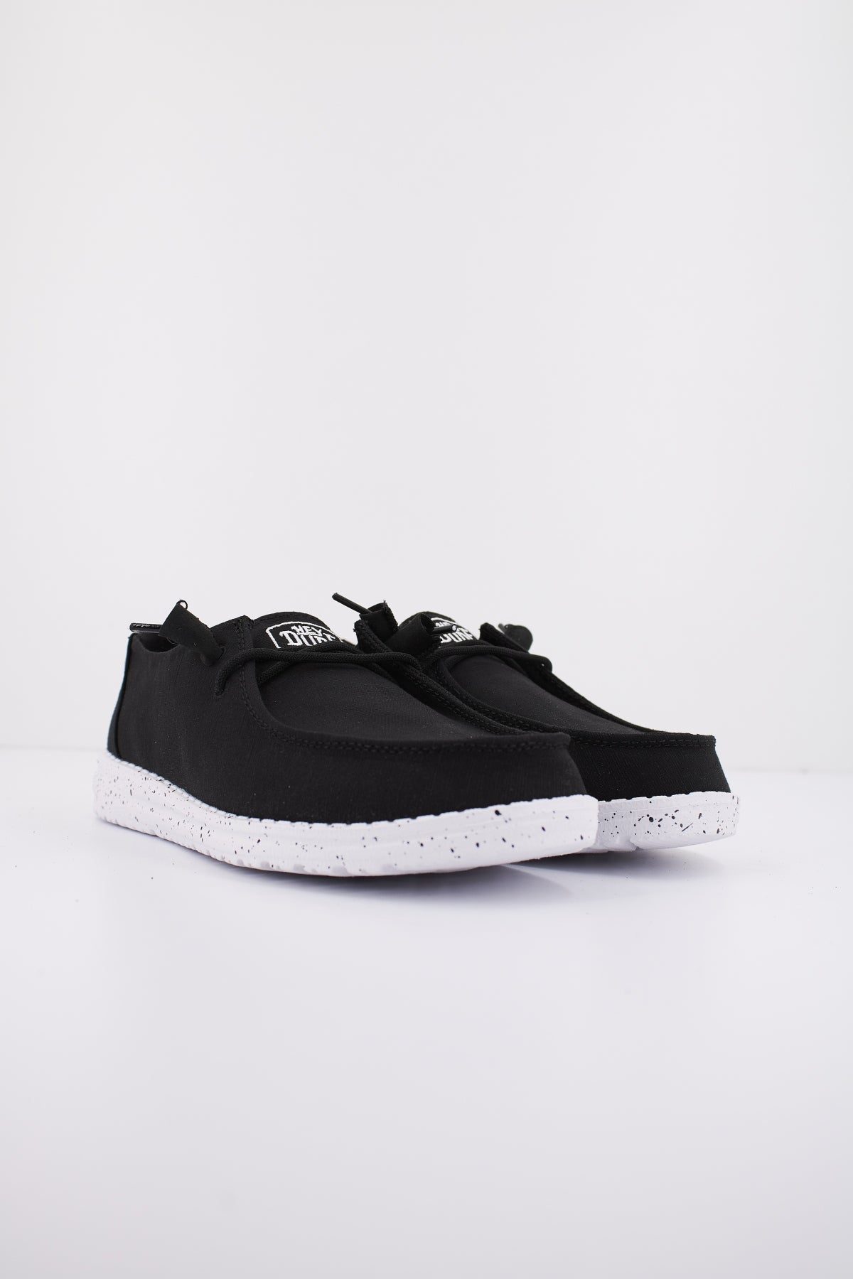 HEY DUDE WENDY SLUB CANVAS en color NEGRO (2)