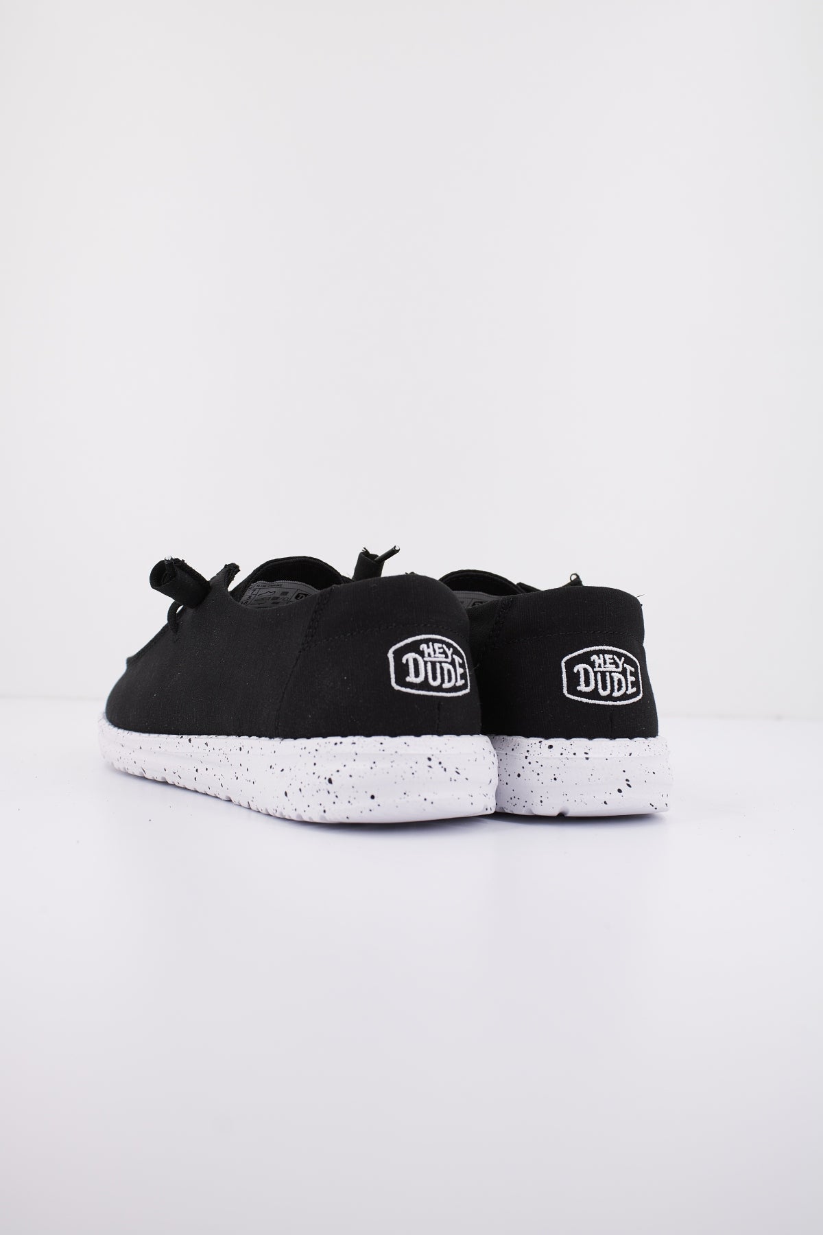 HEY DUDE WENDY SLUB CANVAS en color NEGRO (3)
