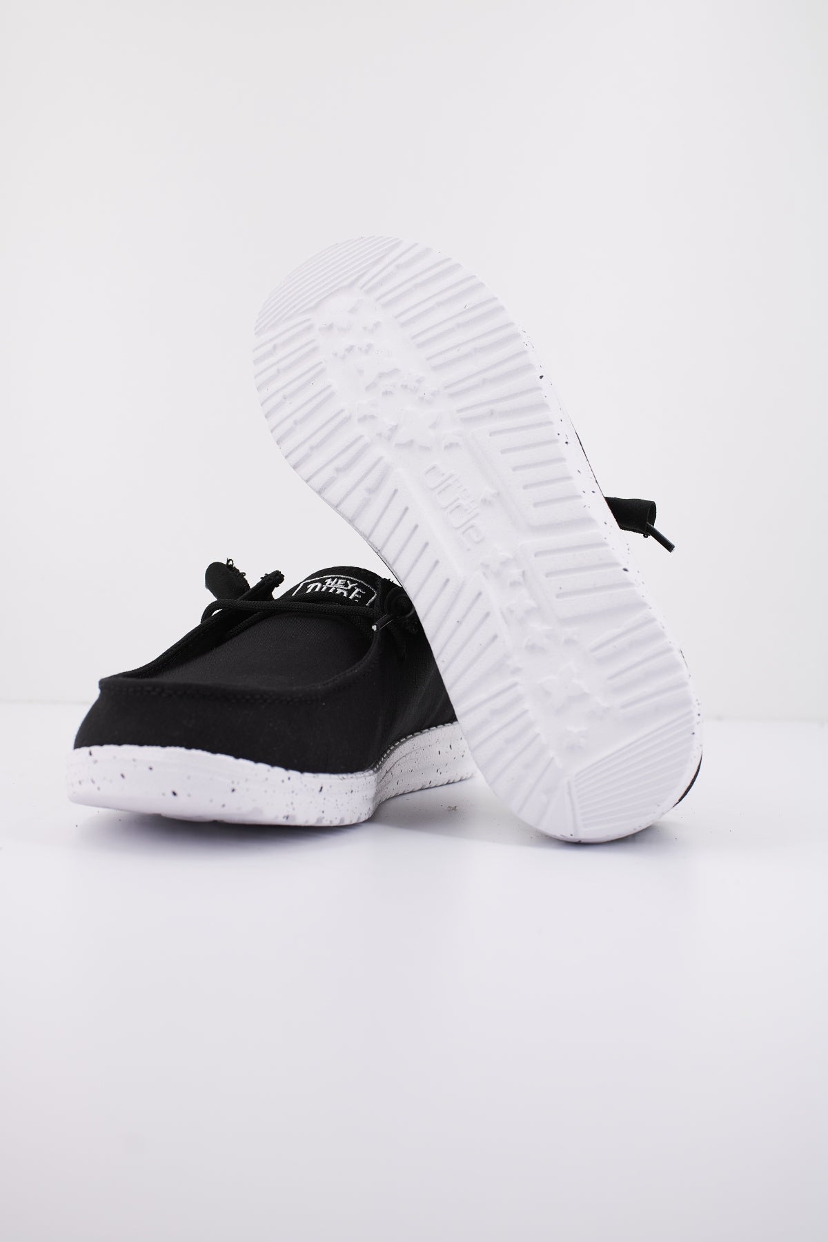 HEY DUDE WENDY SLUB CANVAS en color NEGRO (4)