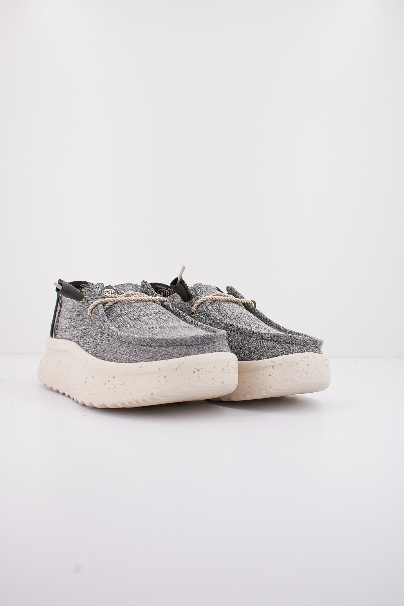 HEY DUDE WENDY PEAK WOVEN en color GRIS (2)