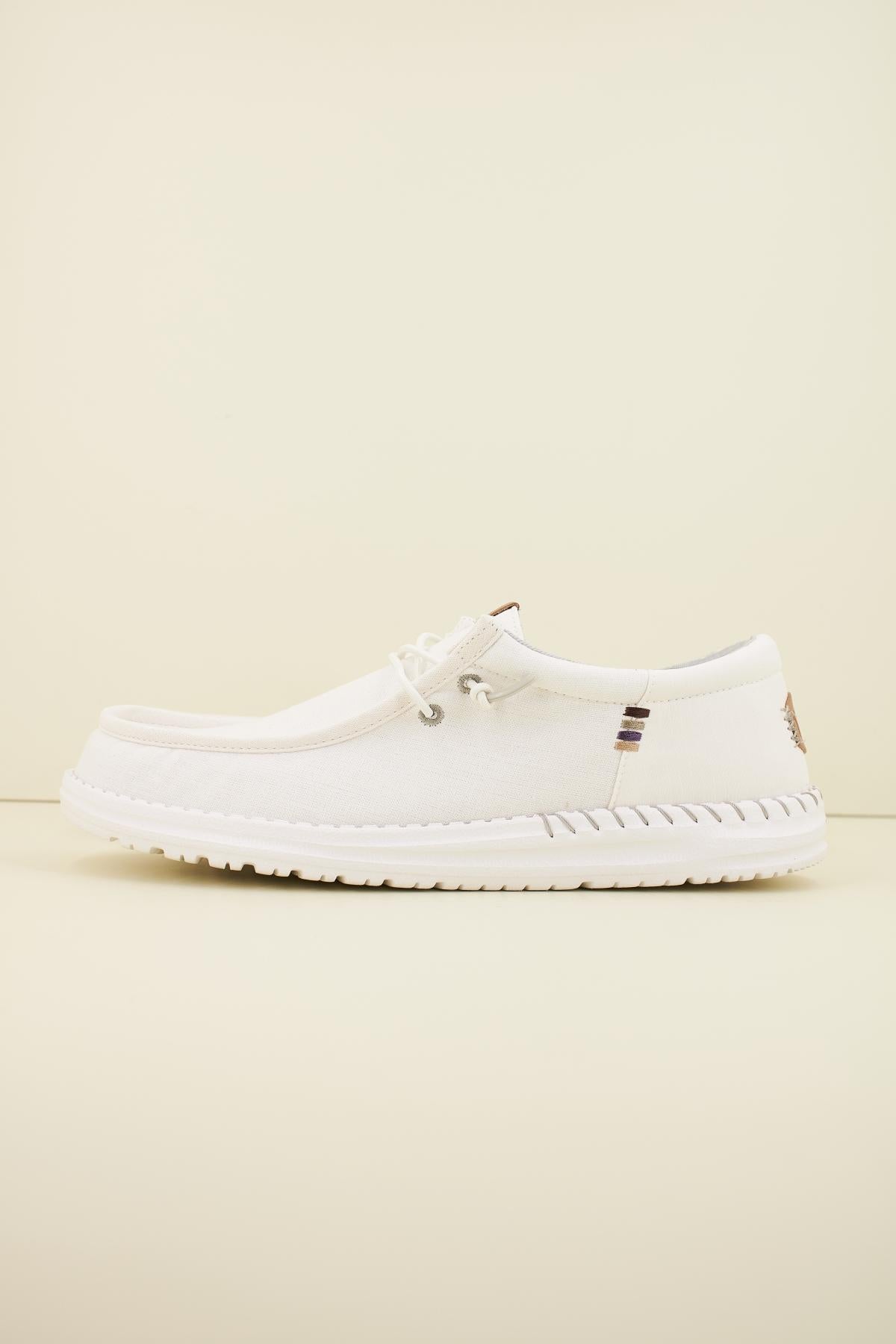 HEY DUDE WALLY FUNK NYLON CRAFT en color BLANCO (1)