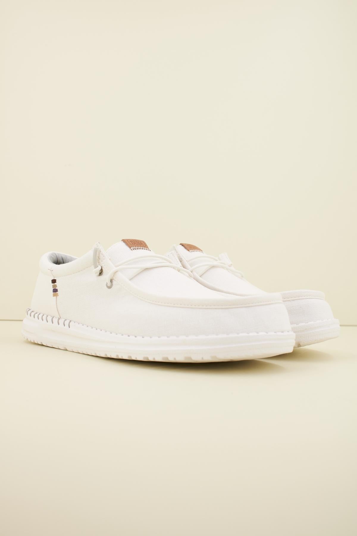 HEY DUDE WALLY FUNK NYLON CRAFT en color BLANCO (2)