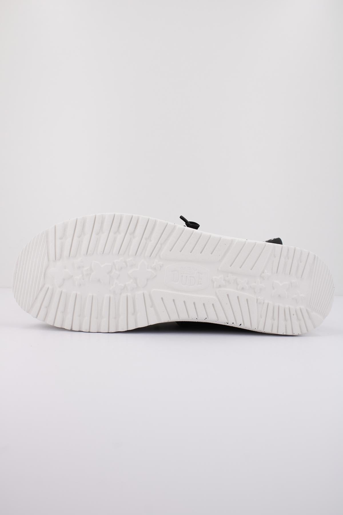 HEY DUDE WALLY STRETCH CANVAS en color NEGRO (4)