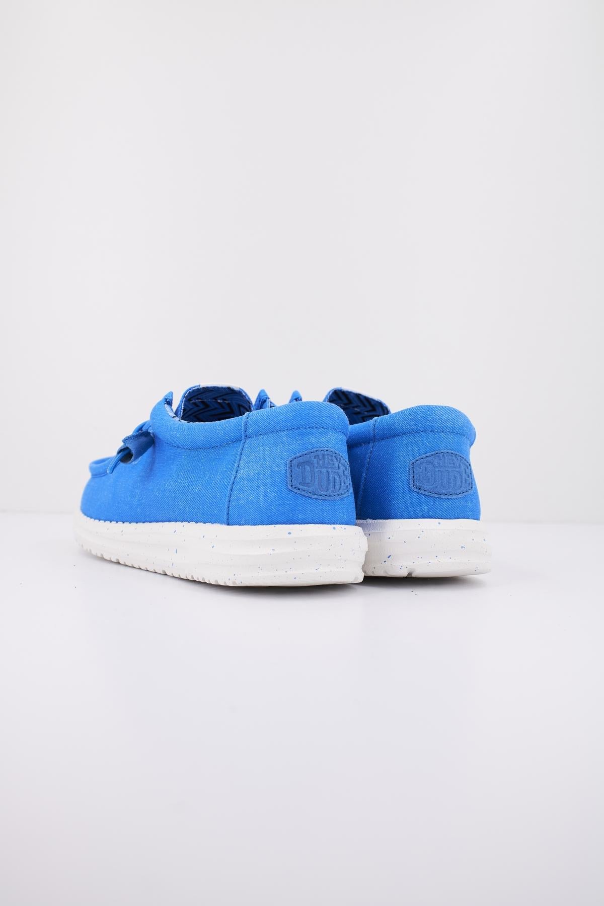 HEY DUDE WALLY STRETCH CANVAS en color AZUL (3)