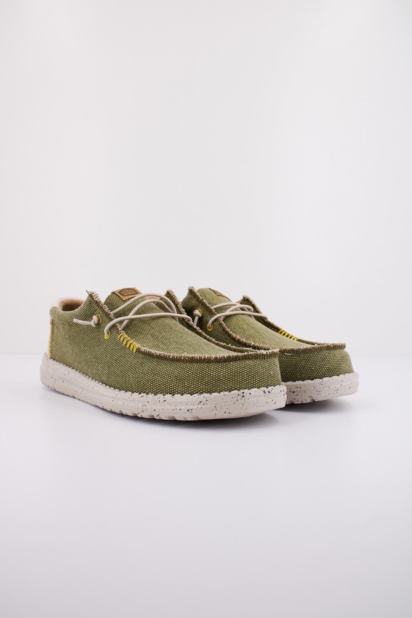 HEY DUDE WALLY COASTLINE JUTE en color VERDE (2)
