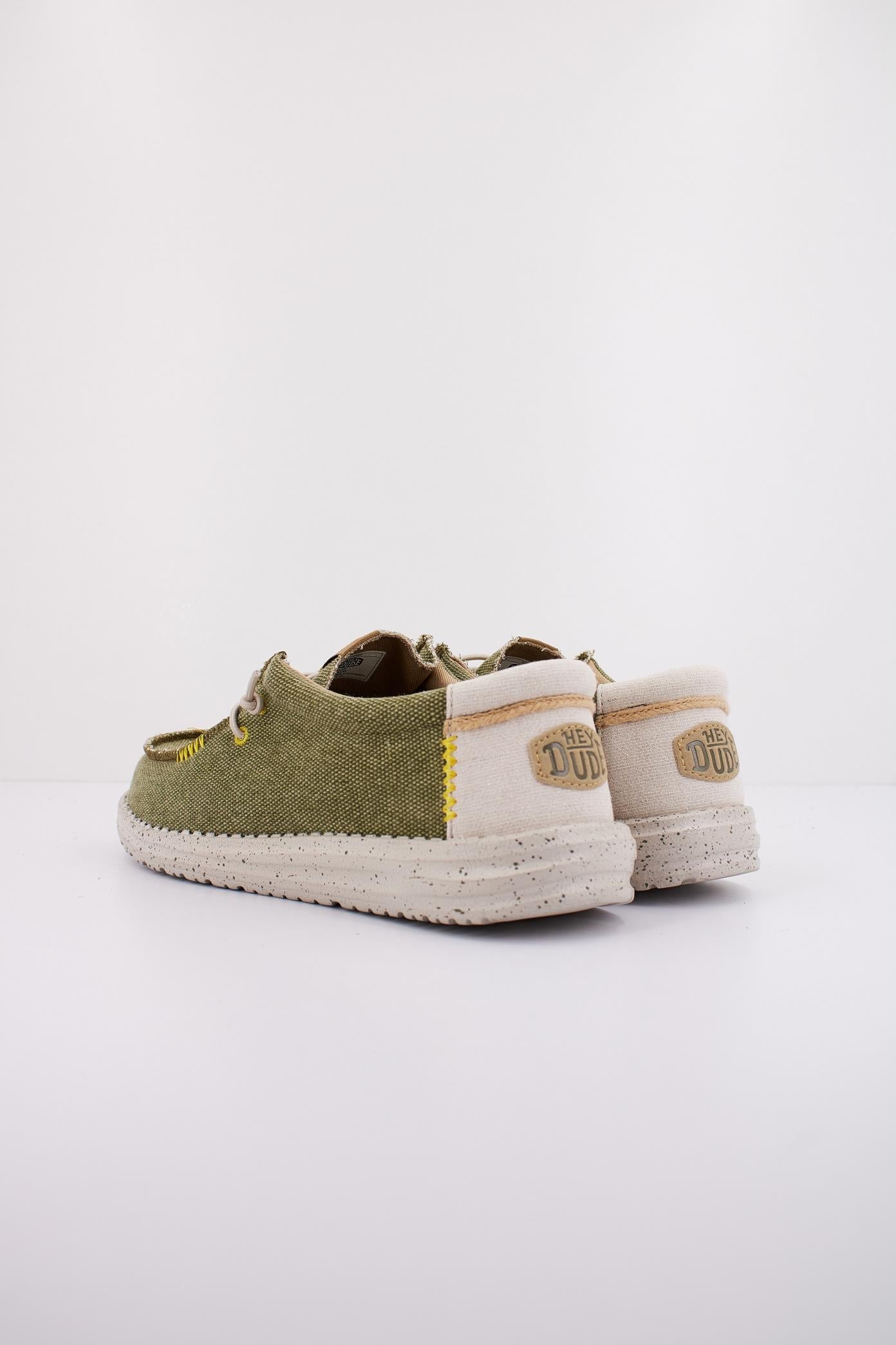 HEY DUDE WALLY COASTLINE JUTE en color VERDE (4)