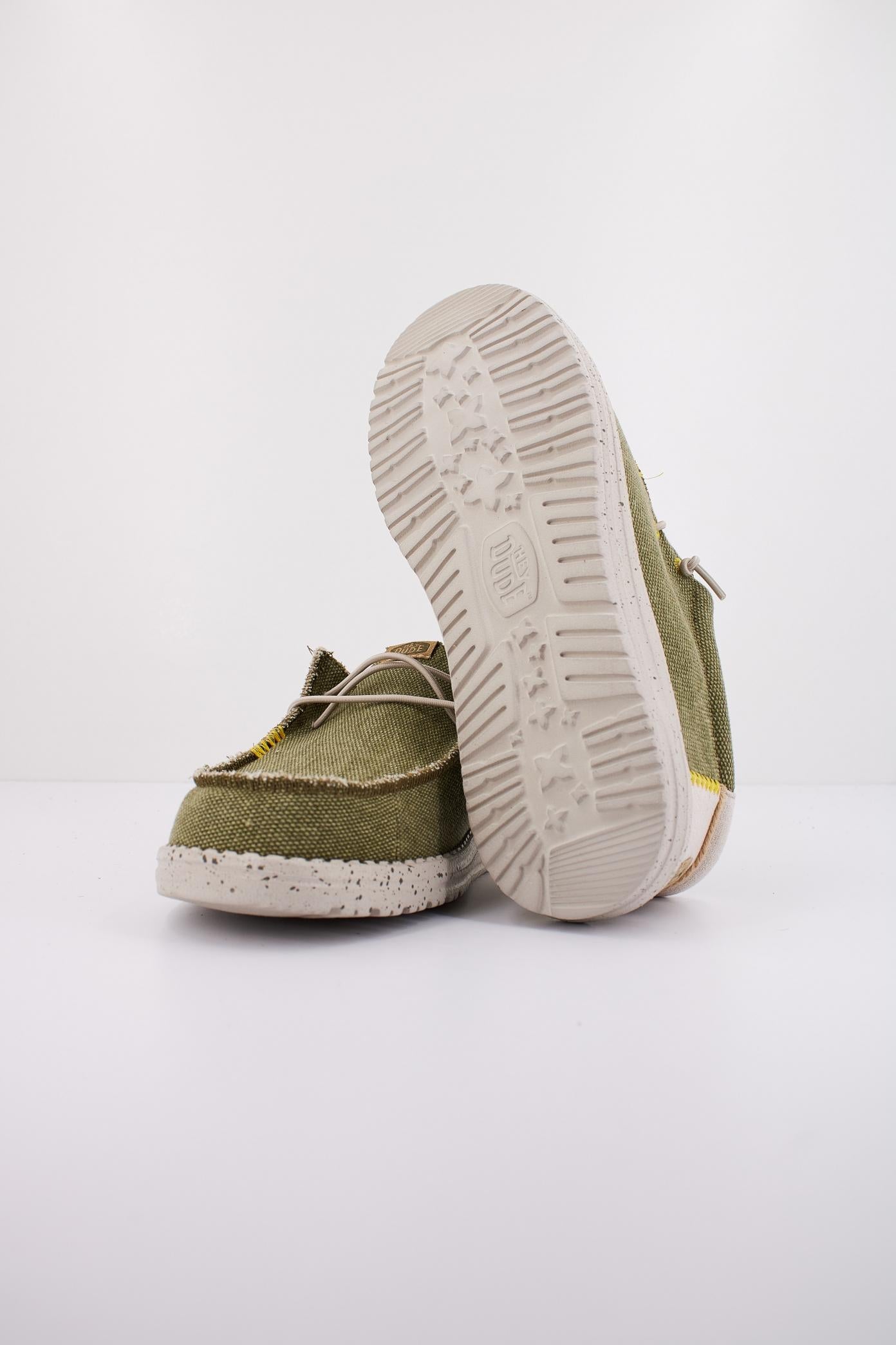 HEY DUDE WALLY COASTLINE JUTE en color VERDE (5)