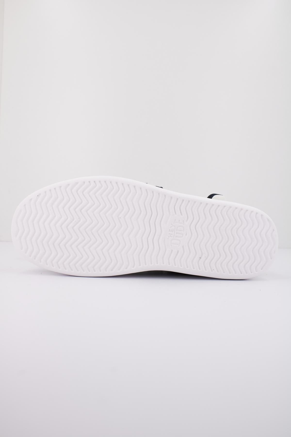 HEY DUDE HUDSON M CANVAS en color AZUL (4)