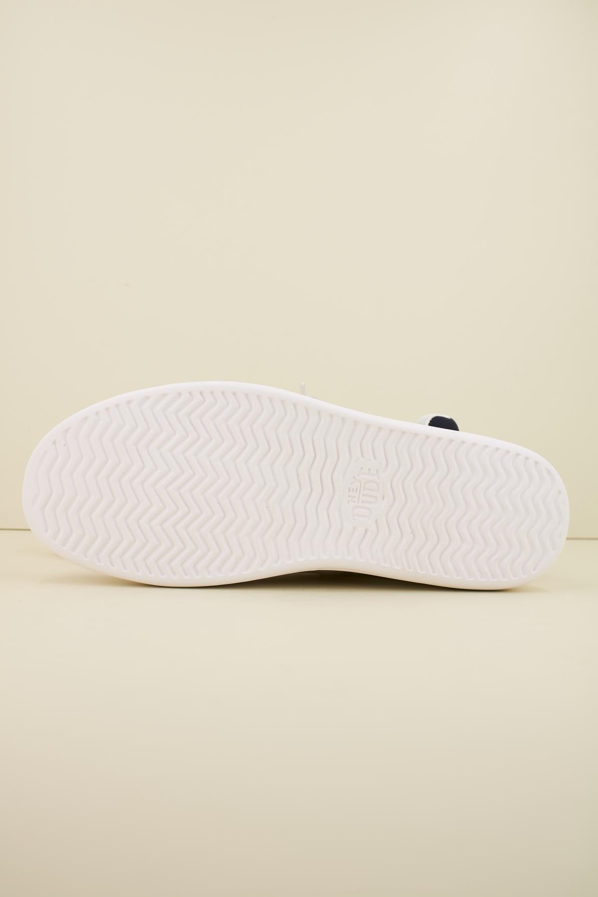 HEY DUDE HUDSON M CANVAS en color BLANCO (4)