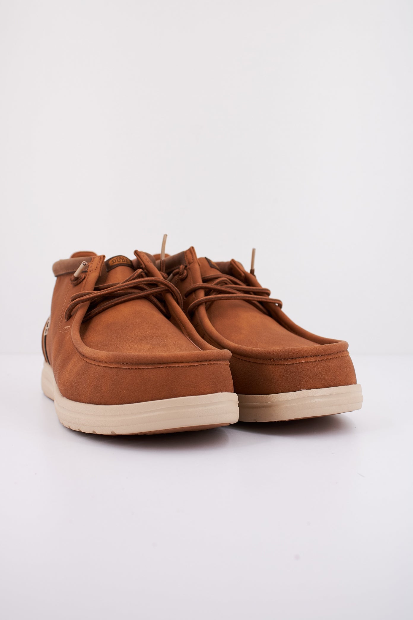 HEY DUDE WALLY MID GRIP R CLASSIC en color MARRON CLARO (2)