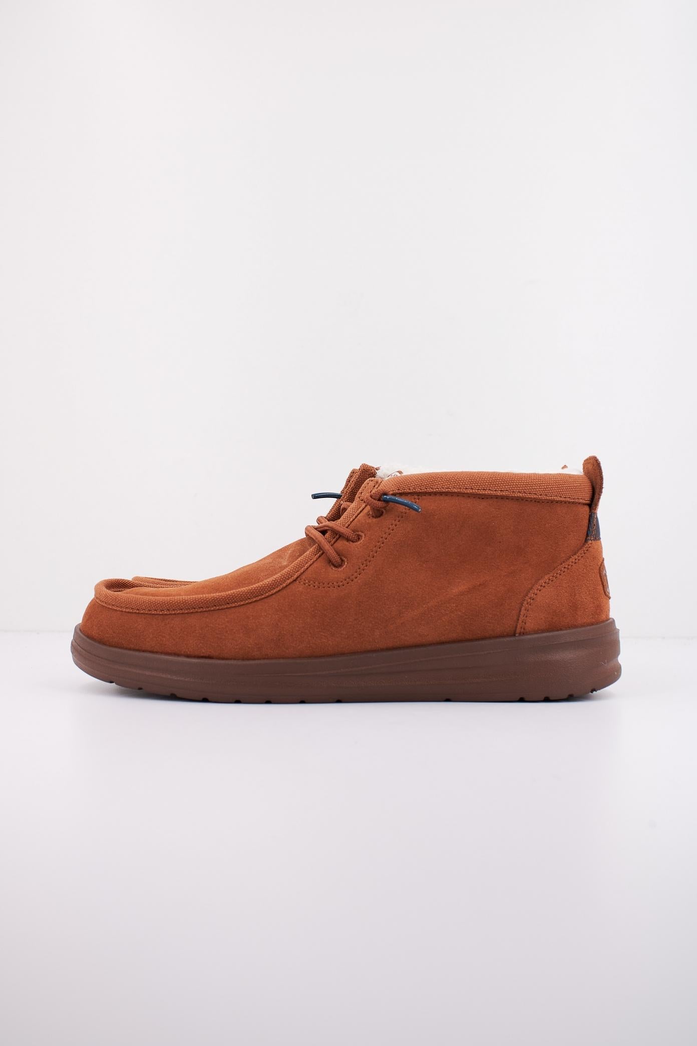 HEY DUDE WALLY MID GRIP R WARMTH en color MARRON (1)