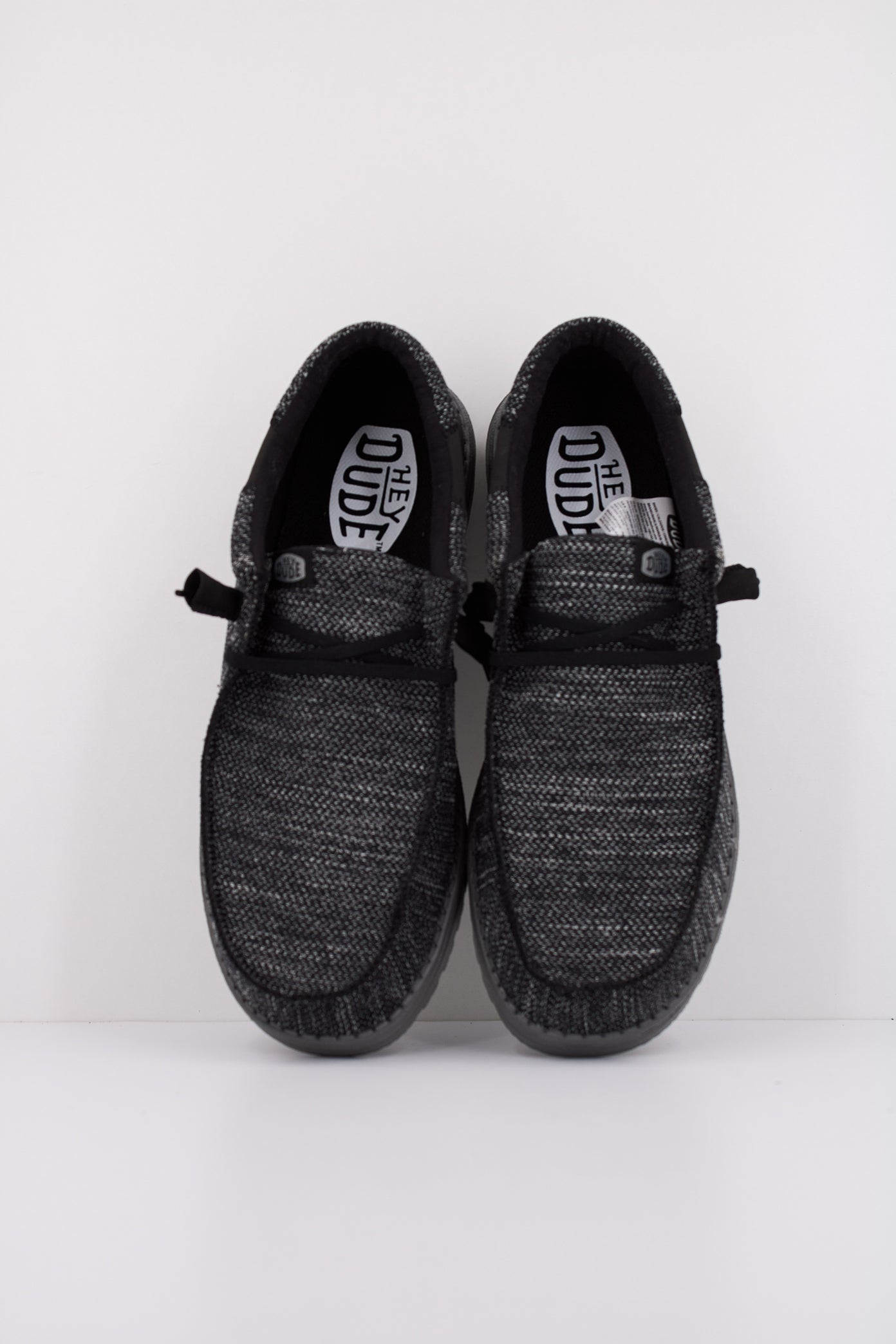 HEY DUDE WALLY STITCH FLECKED en color NEGRO (3)