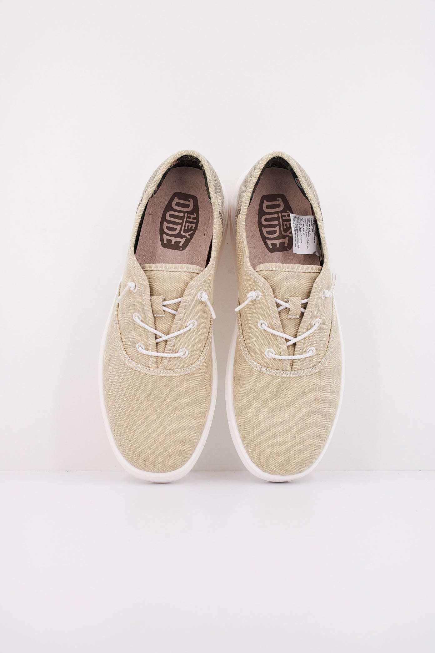 HEY DUDE CONWAY CRAFT LINEN en color BLANCO (3)