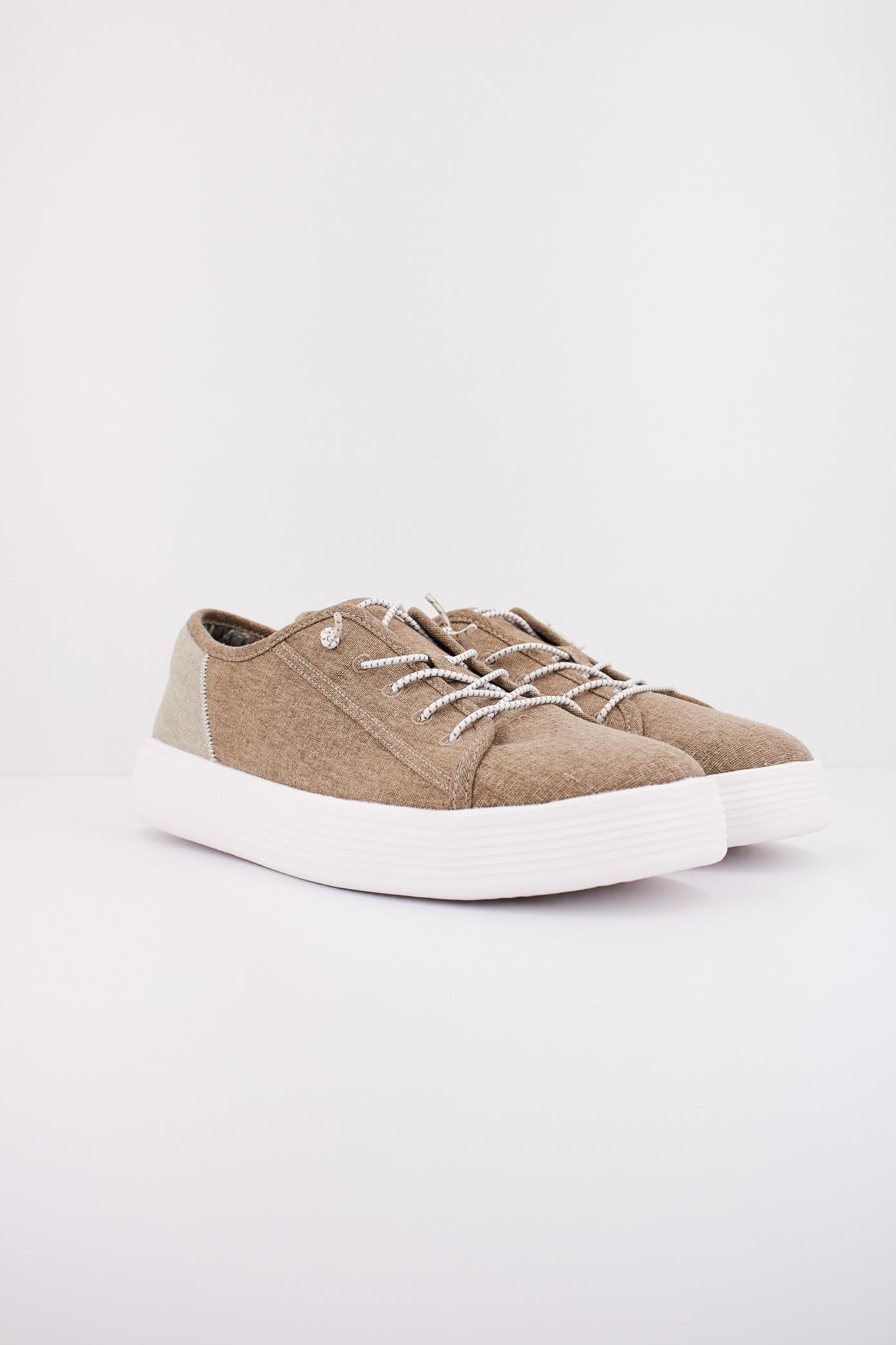 HEY DUDE CODY CRAFT LINEN en color MARRON CLARO (2)