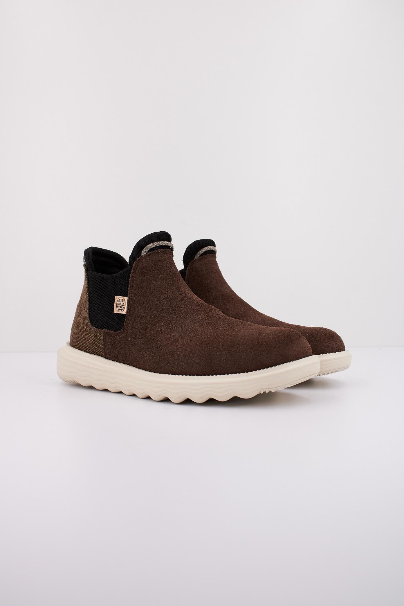 HEY DUDE BRANSON BOOT SUEDE en color MARRON (2)
