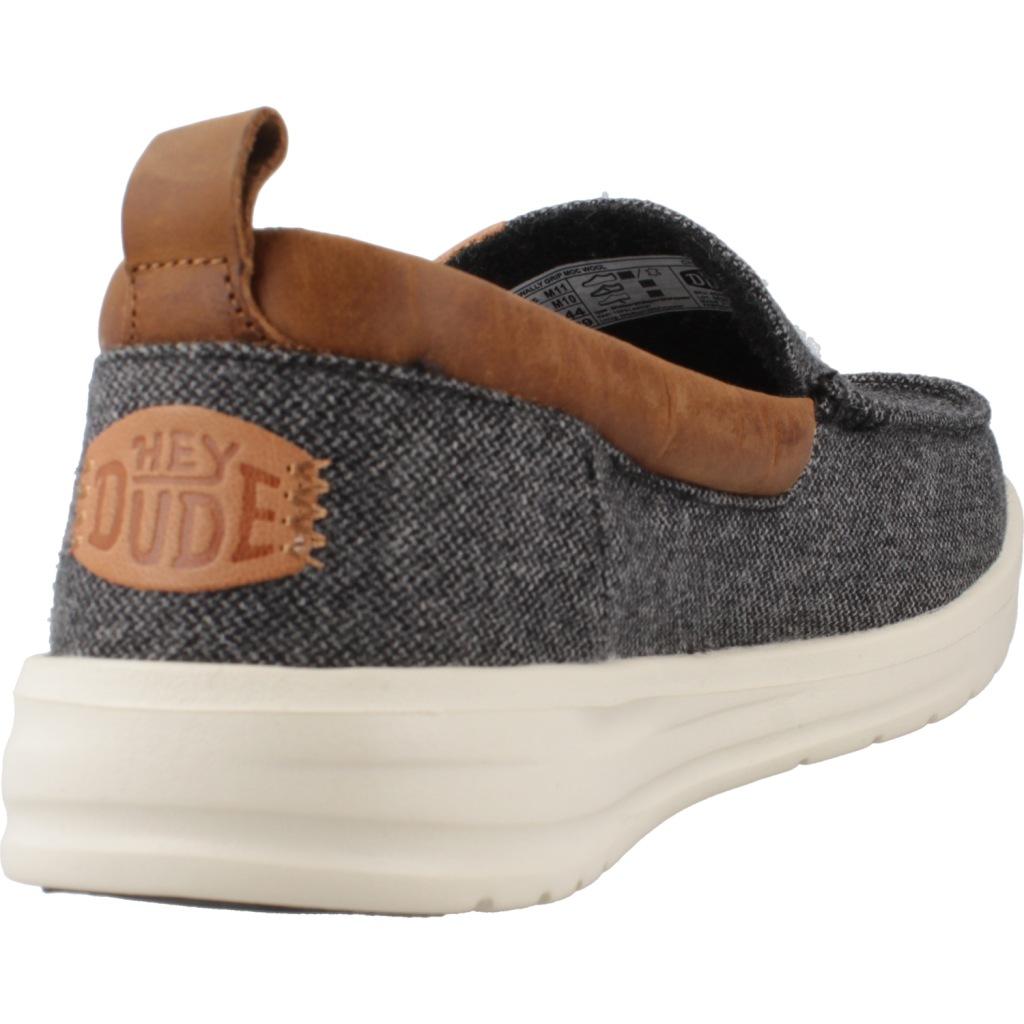HEY DUDE GRIP MOC WOOL en color AZUL (3)