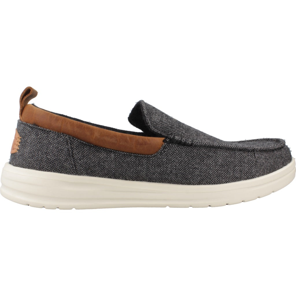 HEY DUDE GRIP MOC WOOL en color AZUL (4)