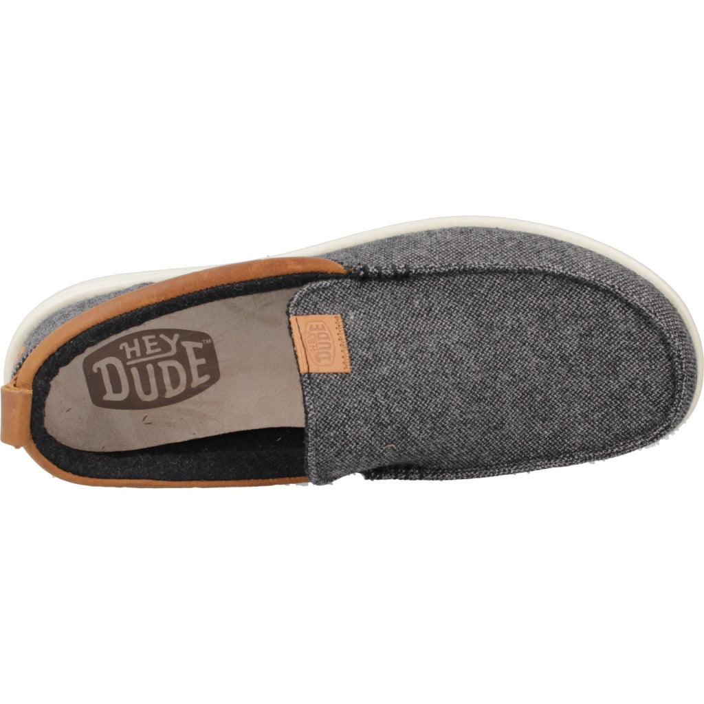 HEY DUDE GRIP MOC WOOL en color AZUL (7)