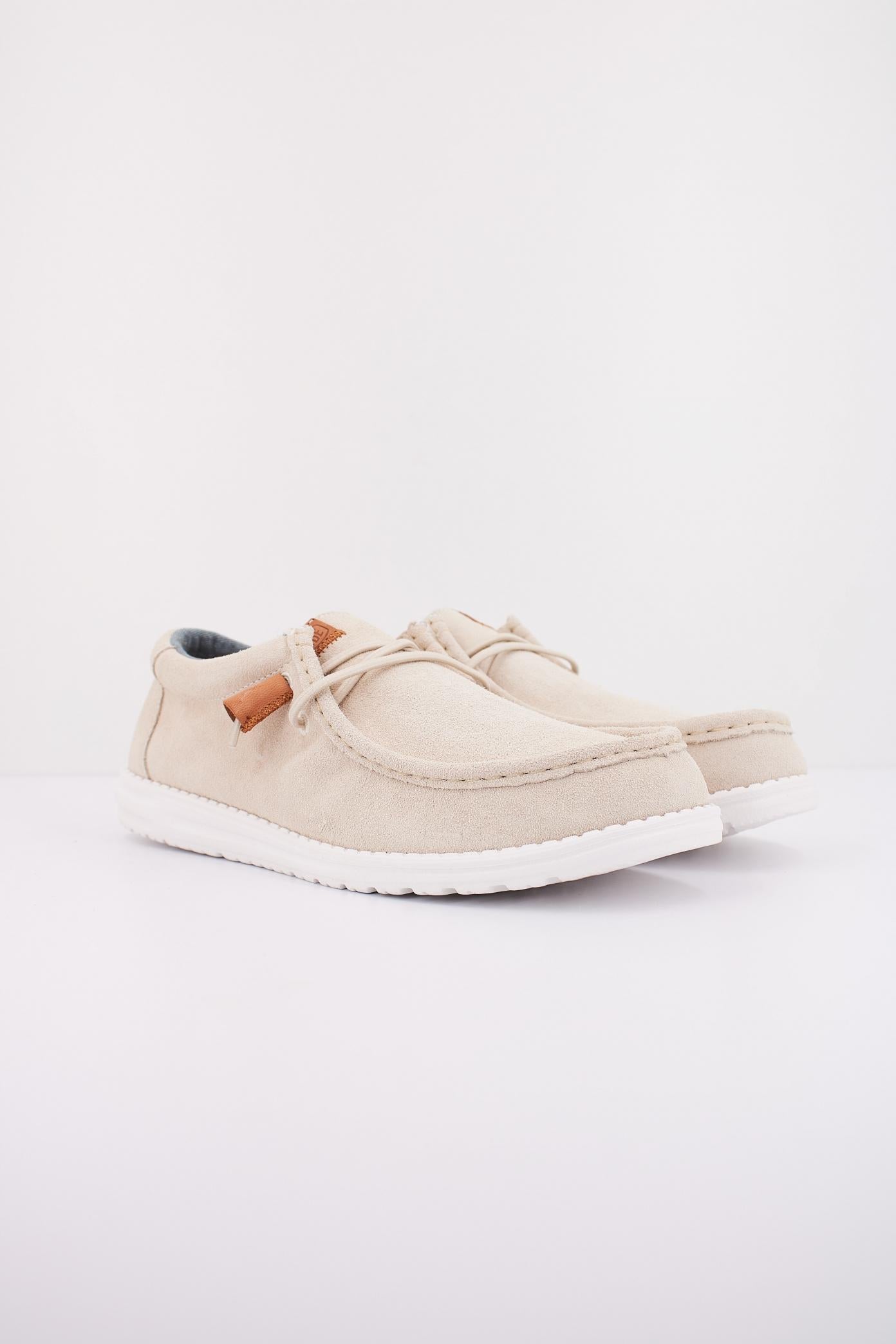HEY DUDE WALLY CRAFT SUEDE en color BLANCO (2)