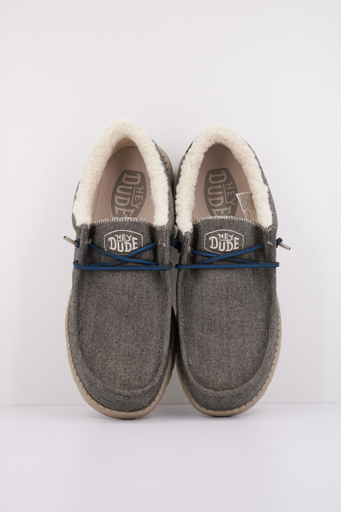 HEY DUDE WALLY HERRINGBONE en color MARRON (3)