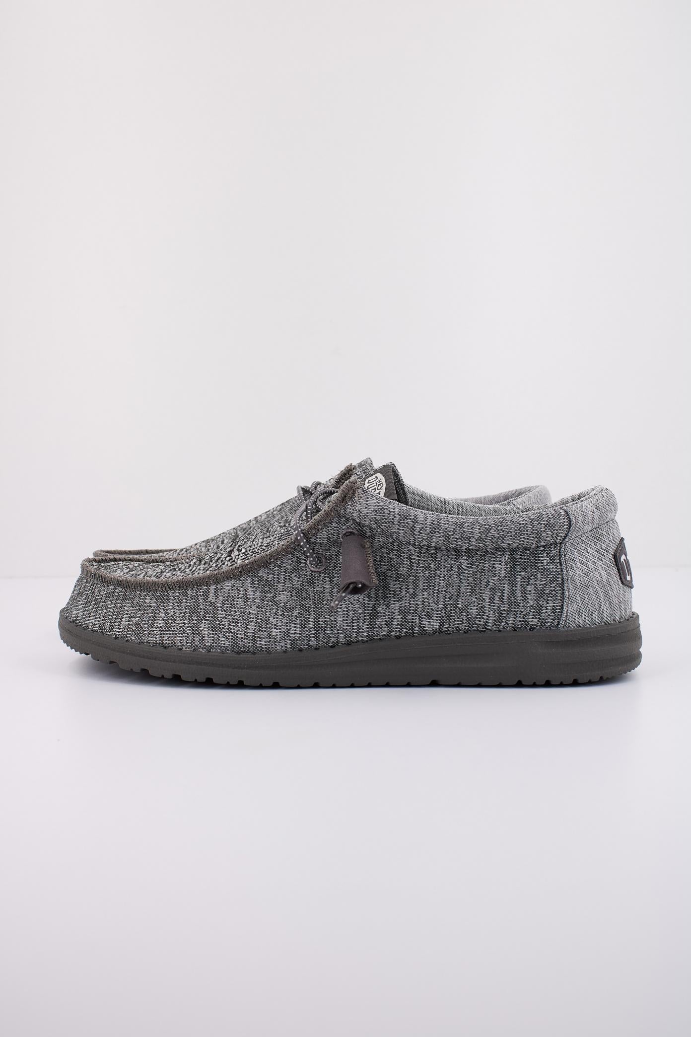 HEY DUDE WALLY SPORT KNIT en color GRIS (1)