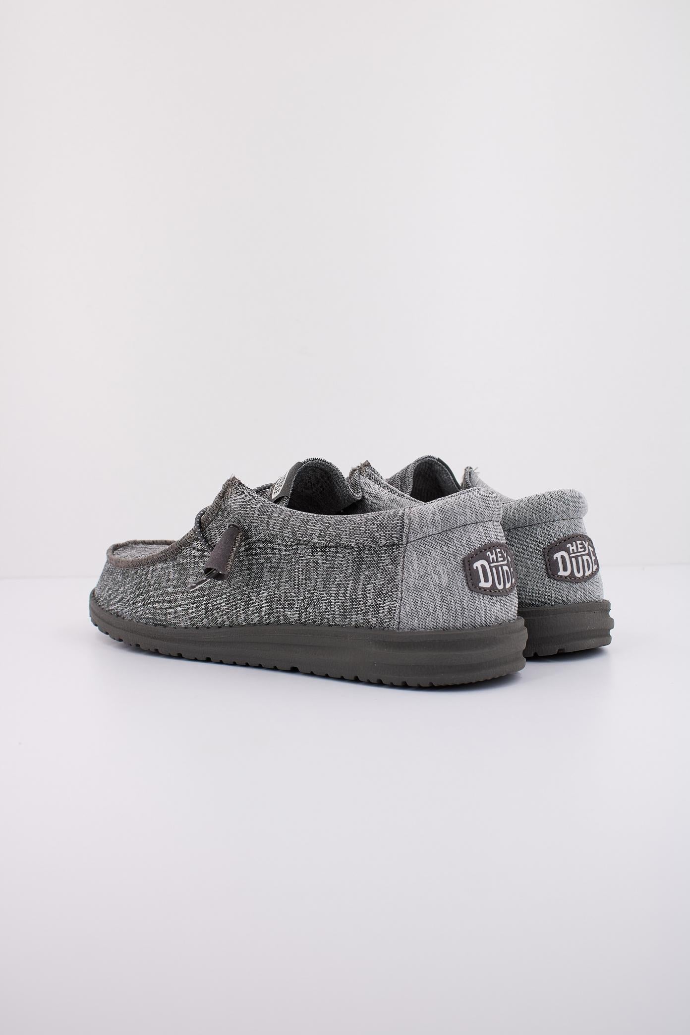 HEY DUDE WALLY SPORT KNIT en color GRIS (4)