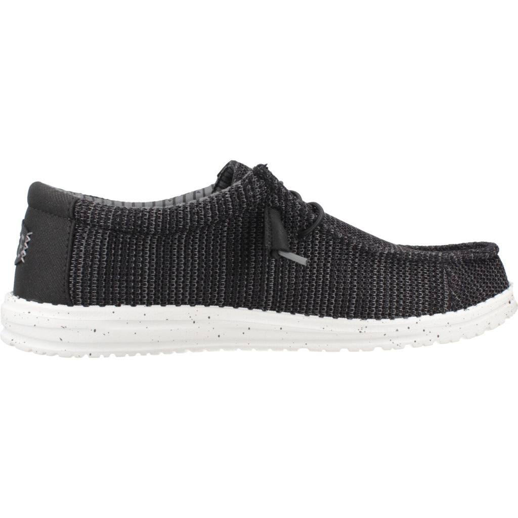 HEY DUDE WALLY STRETCH SOX en color NEGRO (4)