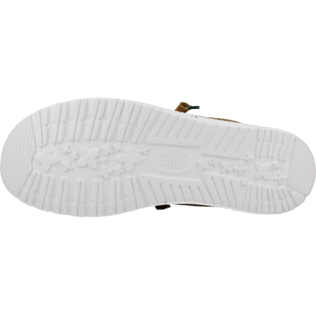 HEY DUDE WALLY STRETCH SOX en color MARRON (6)