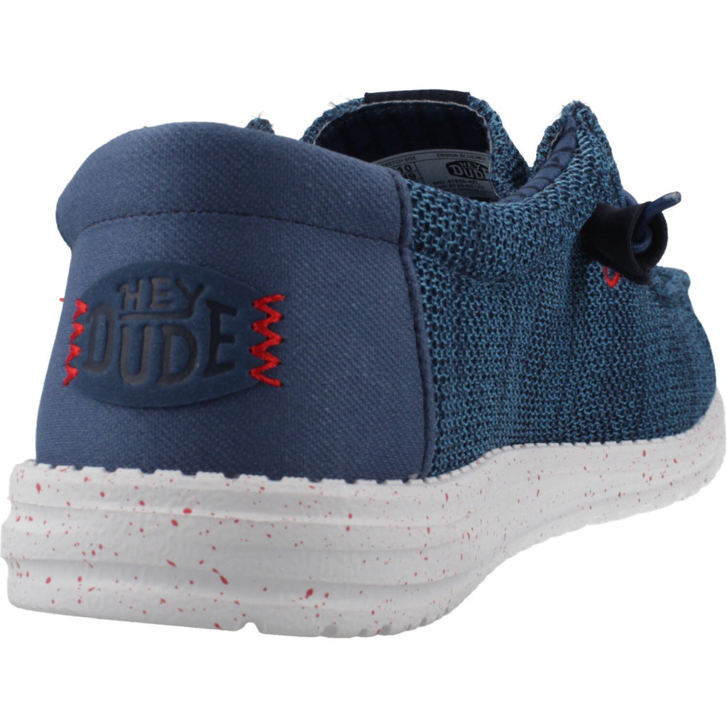 HEY DUDE WALLY STRETCH SOX en color AZUL (3)