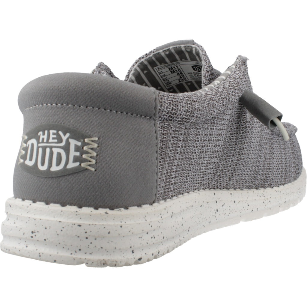 HEY DUDE WALLY STRETCH SOX en color GRIS (3)