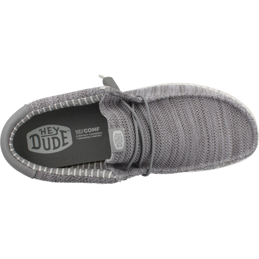 HEY DUDE WALLY STRETCH SOX en color GRIS (7)