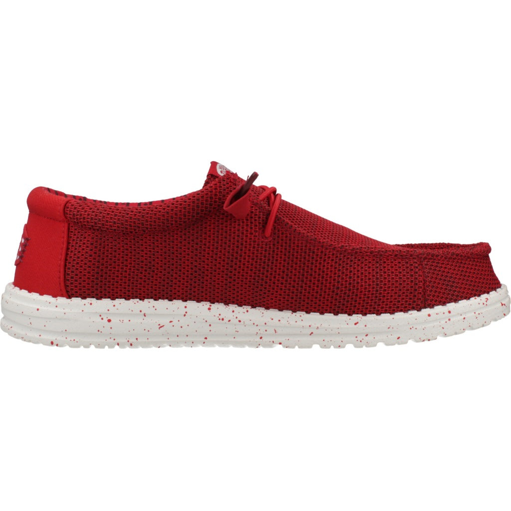 HEY DUDE WALLY STRETCH SOX en color ROJO (4)