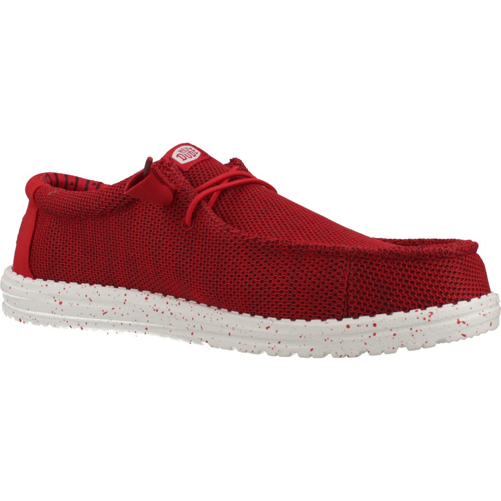 HEY DUDE WALLY STRETCH SOX en color ROJO (5)