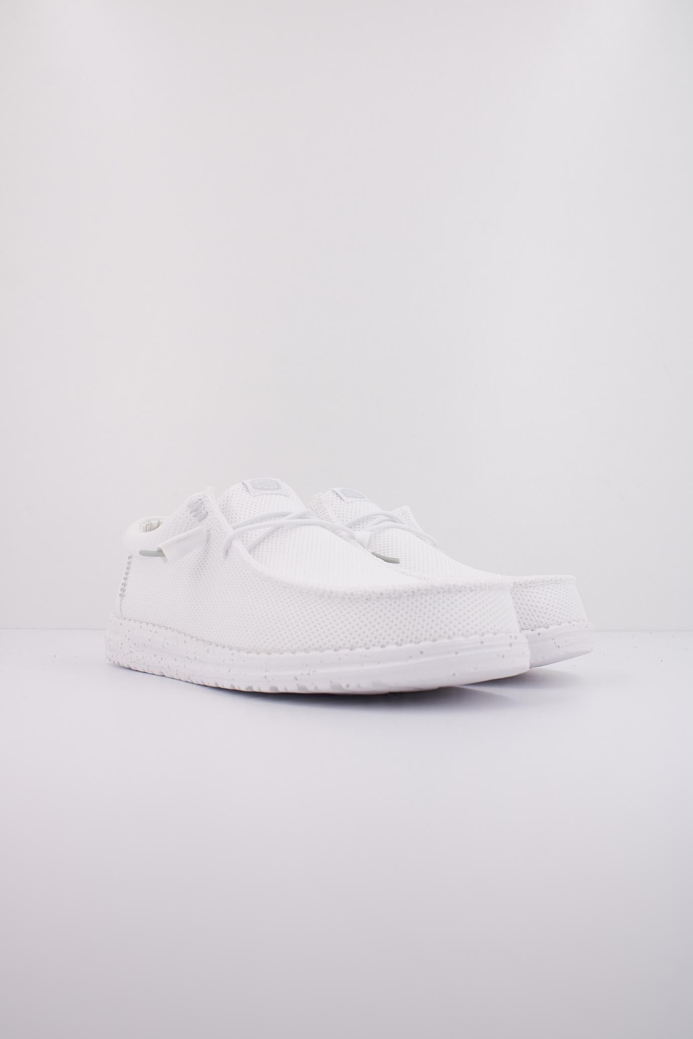 HEY DUDE WALLY STRETCH SOX en color BLANCO (2)