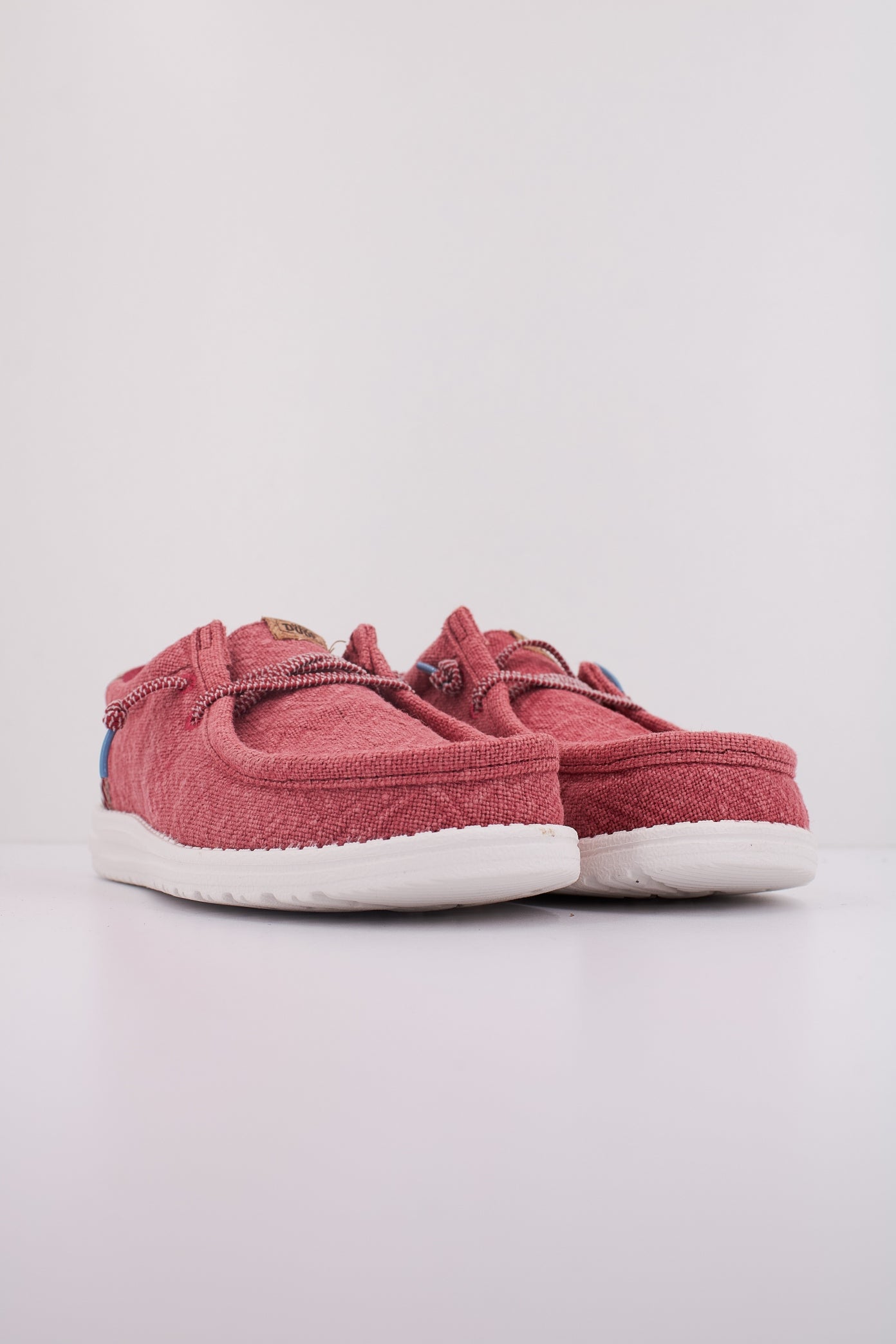 HEY DUDE WALLY JUTE en color ROJO (2)